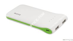 Przenośna ładowarka USB do urządzeń mobilnych, biały