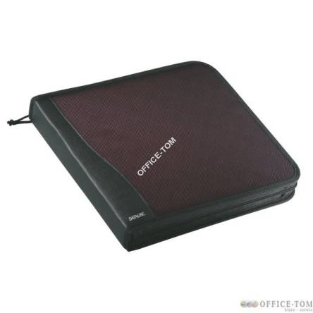 Pokrowiec ESSELTE DATALINE na 96 CD/DVD, bordowy/czarny