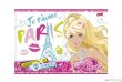 Zeszyt papierów kolorowych nabłyszczanych A4, 10k. BARBIE  ST.MAJEWSKI - 5