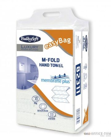 BulkySoft Luxury 82311 M-Fold Membrane plus, ręcznik papierowy 3 warstwy 2520 sztuk