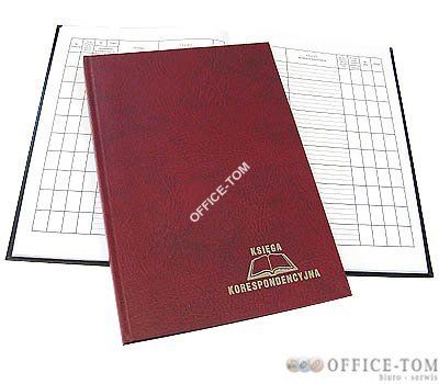 Książka korespondencyjna A-4 96 kartek - bordo Warta
