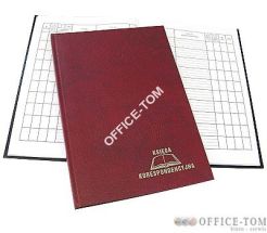 Książka korespondencyjna A-4 96 kartek - bordo Warta