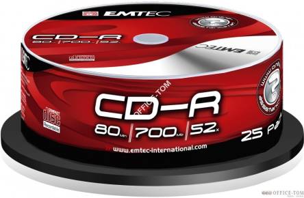Płyta EMTEC CD-R (25) 700MB x52 Cake Box