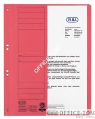 Skoroszyt MANI250 G czerwony SPEDE Elba