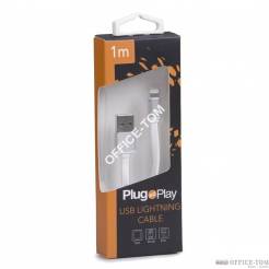 Kabel LIGHTNING USB biały PLUG&PLAY