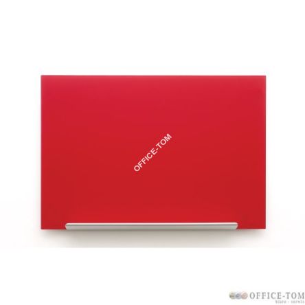 Tablica szklana Nobo Diamond czerwona 677x381 mm 1905183