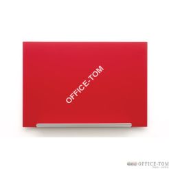 Tablica szklana Nobo Diamond czerwona 677x381 mm 1905183