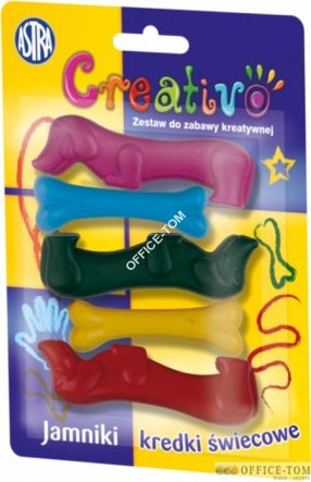 Kredki CREATIVO-JAMNIKI 5kol ASTRA