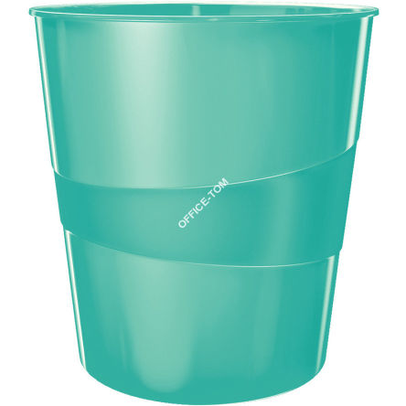 Kosz na śmieci WOW 15L turkusowy, Leitz