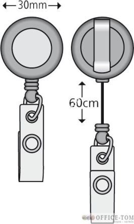 Linka do identyfikatora 10 szt 3L 30x83 mm