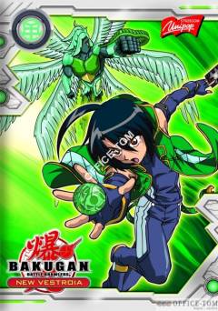 Zeszyt okładka laminowana A5, 16k., linia dwukolorowa BAKUGAN ST.MAJEWSKI