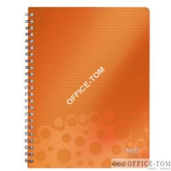 Kołonotanik LEITZ BEBOP A4 80str kratka Pomarańczowy