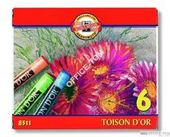 Kredki pastele suche 6 8511  1 KOH I NOOR