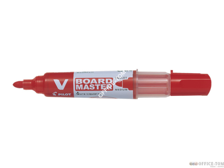 Marker suchościeralny V BOARD MASTER końcówka okrągła czerwony