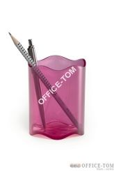 Pojemnik DURABLE na długopisy TREND przezroczysty różowy