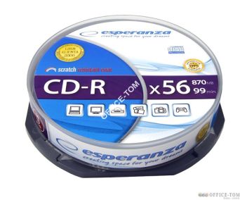 CD-R ESPERANZA 99 Min / 870 MB CAKE 10