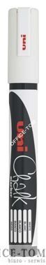 Marker kredowy UNI PWE-5M Biały 1.8mm-2.5mm
