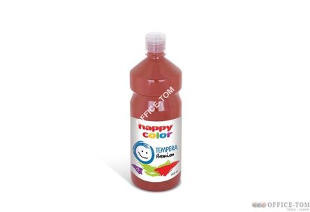 Farba Tempera Premium 1000ml , ciemnobrązowy Happy Color