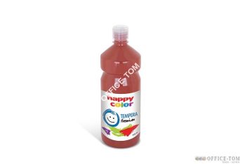 Farba Tempera Premium 1000ml , ciemnobrązowy Happy Color