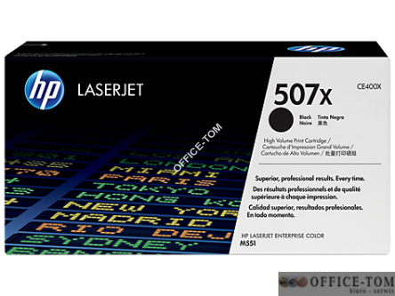 Toner HP 507X (CE400X) czarny 11000str