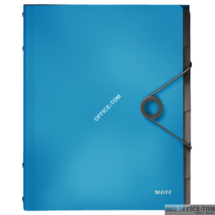 Teczka segregująca 6 przekładek PP Leitz Solid, jasnoniebieska 45691030