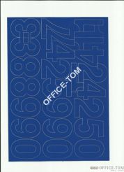 CYFRY samoprzylepne 5cm (8szt) niebieski ARTDRUK