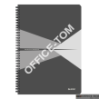 Kołonotatnik Office PP A4, w linie, szary 44960085 Leitz - 2