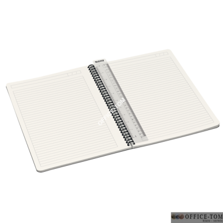 Kołonotatnik Office PP A4, w linie, szary 44960085 Leitz