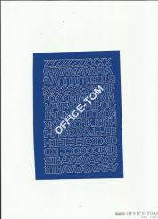 LITERY samoprzylepne 1cm (8szt) czerwone ARTDRUK