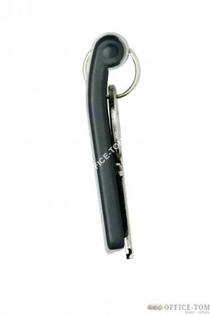 Zawieszki do kluczy KEY CLIP (6szt.) czarne Durable