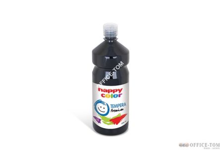 Farba Tempera Premium 1000ml, czarny Happy Color