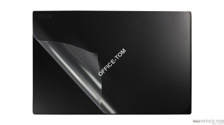 Podkład na biurko z folią 38x58 CZARNY PB-01-02 Biurfol