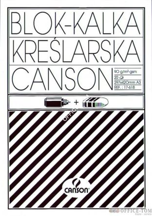 Kalka kreślarska A3 90/95G Blok 20k.C 200005323 CANSON