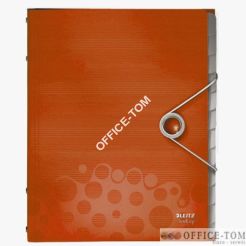 Teczka segregująca 12 przekładek LEITZ Bebop, pomarańczowy