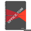 Kołonotatnik Office Card A5, w kratkę, czerwony 44580025 Leitz - 3