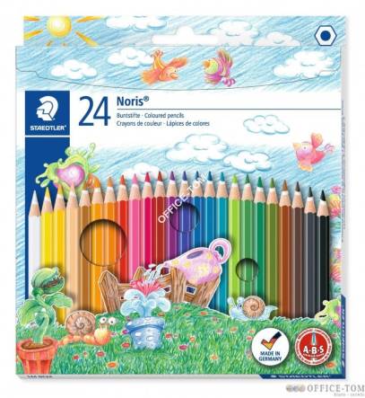 Kredki sześciokątne 24 kolorów STAEDTLER