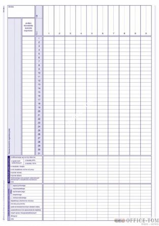 Lista obecności MICHALCZYK I PROKOP A4 40 kartek