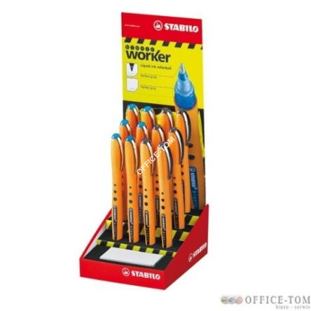 Pioro kulkowe STABILO bionic worker, display 12 szt. (po 6 szt. w kolorze 41 i 46)