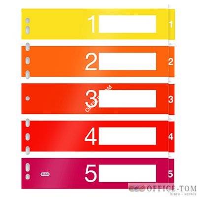 PRZEKŁADKI NUMERYCZNE SHADES OF SUNSET A4XL 5P PP