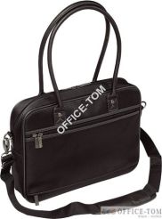 Damska torba na komputer PIERRE Nylon-Skóra 17\"