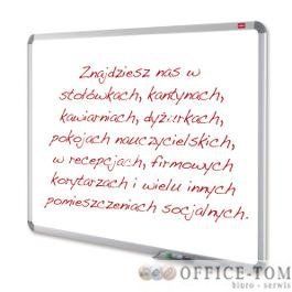 Tablica NOBO biała EURO 1800X900 magnetyczna suchościeralna, porcelanowa