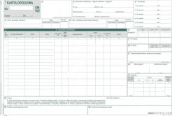 Karta drogowa SM/102 (samochód ciężarowy) A4 offset Michalczyk i Prokop