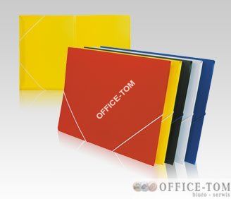 Teczka plastikowa z gumką wąska TG-02 Biurfol Czarna