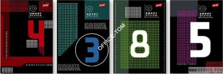 Zeszyt okładka laminowana A5, 60k., krata Smart System ST.MAJEWSKI