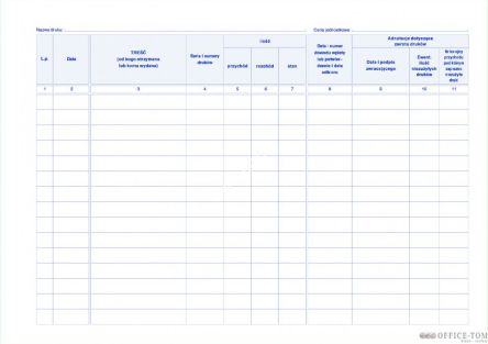 Księga druków ścisłego zarachowania MICHALCZYK I PROKOP A4 zeszyt 40 stron