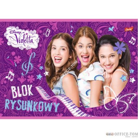 Blok rysunkowy A4, 20k. VIOLETTA