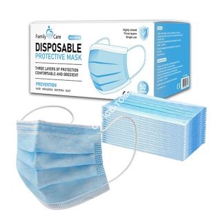 MASECZKA HIGIENICZNA, JEDNORAZOWA, 3-WARSTWOWA, BAWEŁNIANA, 50SZT