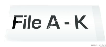 Kieszenie samop.BIELLA na etykiety  35x75mm 100szt