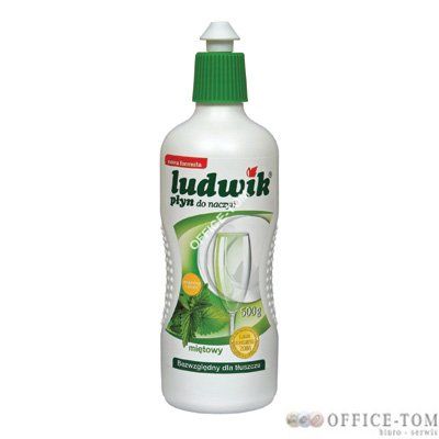 Płyn do naczyn LUDWIK miętowy 450ml .