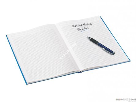 Brulion w kratkę A5 Leitz WOW, niebieski